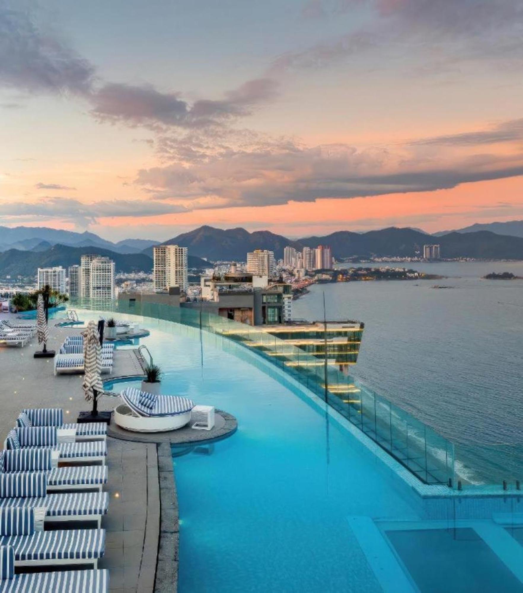 Panorama Nha Trang Ocean View Apartman Kültér fotó